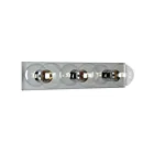 Galaxy Lighting 713618CH 3-Lights 180W Chrome Bath Vanity Light