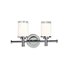 Galaxy Lighting 714292CH 2-Lights 200W Chrome Bath Vanity Light