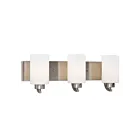 Galaxy Lighting 718733BN 3-Lights 300W Brushed Nickel Bath Vanity Light