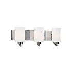 Galaxy Lighting 718733CH 3-Lights 300W Chrome Bath Vanity Light