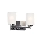 Galaxy Lighting 721262CH 2-Lights 200W Chrome Bath Vanity Light