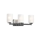 Galaxy Lighting 721263CH 3-Lights 300W Chrome Bath Vanity Light