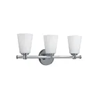 Galaxy Lighting 724003CH 3-Lights 300W Chrome Bath Vanity Light