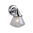 Galaxy Lighting 724581CH-CL 1-Light 60W Chrome Bath Vanity Light
