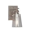 Galaxy Lighting 726251BN 1-Light 100W Brushed Nickel Bath Vanity Light