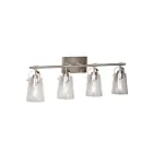 Galaxy Lighting 726254BN 4-Lights 400W Brushed Nickel Bath Vanity Light
