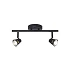 Galaxy Lighting 755592BK 100W Black Fixed Track Light