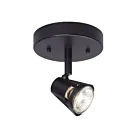 Galaxy Lighting 755597BK 50W Black Fixed Track Light