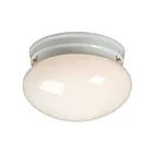 Galaxy Lighting 810208WH 60W White Flush Mount