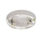 Galaxy Lighting 810212WH-H White Flush Mount Light Holder