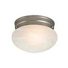 Galaxy Lighting 810308PT 60W Pewter Flush Mount