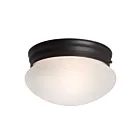 Galaxy Lighting 810310ORB 100W Oil Rubbed Bronze Flush Mount