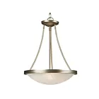 Galaxy Lighting 811480PT 3-Lights 300W Pewter Pendant