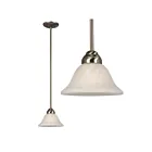 Galaxy Lighting 811852BN 60W Brushed Nickel Pendant