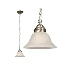 Galaxy Lighting 811862PT 60W Pewter Pendant