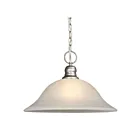Galaxy Lighting 811871PT 1-Light 100W Pewter Pendant
