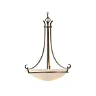 Galaxy Lighting 814018IRN 3-Lights 300W Iron Pendant
