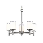 Galaxy Lighting 814293CH 5-Lights 300W Chrome Chandelier