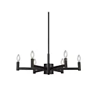 Galaxy Lighting 825715BK 6-Lights 360W Black Pendant