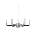 Galaxy Lighting 825715CH 6-Lights 360W Chrome Pendant