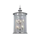 Galaxy Lighting 912302CH 8-Lights 480W Chrome Pendant