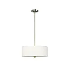 Galaxy Lighting 913041BN 4-Lights 240W Brushed Nickel Pendant
