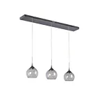 Galaxy Lighting 916094CH 3-Lights 60W Chrome Pendant
