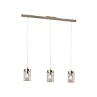 Galaxy Lighting 919853BN 3-Lights 120W Brushed Nickel Pendant
