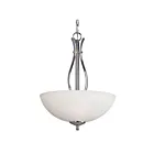 Galaxy Lighting 920951CH 3-Lights 180W Chrome Pendant