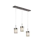 Galaxy Lighting 922323CH 3-Lights 150W Chrome Pendant
