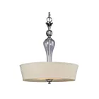 Galaxy Lighting 922471CH 3-Lights 180W Chrome Pendant