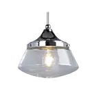 Galaxy Lighting 924580CH-CL 1-Light 60W Chrome Pendant