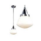 Galaxy Lighting 924584CH-WH 60W Chrome Pendant