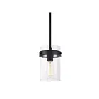 Galaxy Lighting 926264BK 100W Black Pendant