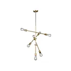 Galaxy Lighting 926331GD 7-Lights 420W Painted Soft Gold Pendant