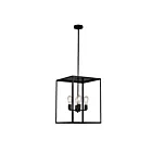 Galaxy Lighting 926754BK 4-Lights 400W Black Pendant