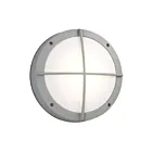Galaxy Lighting L323321MS 15W Matte Silver Outdoor Round Light