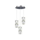 Galaxy Lighting L923064CH 6-Lights 36W Chrome Pendant