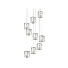 Galaxy Lighting L923067CH 9-Lights 54W Chrome Pendant