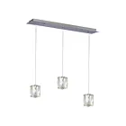 Galaxy Lighting L923093CH 3-Lights 18W Chrome Pendant
