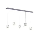 Galaxy Lighting L923095CH 5-Lights 30W Chrome Pendant