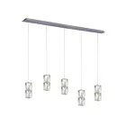 Galaxy Lighting L923096CH 10-Lights 60W Chrome Pendant
