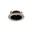 Ortech Odt1-452-Sn-Abk 4" Satin Nickel and Black Alzak Recessed Trim