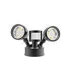 Turolight SSL-J5S-20W-MK-UNV-MS-BK 20W Black LED Security Motion Sensor Light CCT Selectable
