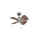 Kendal Lighting Aires AC16324-SN 4-blades Satin Nickel 24" Ceiling Fan
