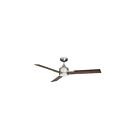 Kendal Lighting Triton AC22452-SN 3-blades Satin Nickel 15W 52" Ceiling Fan