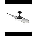 Kendal Lighting TANGO AC22852-BLK-SN 2-blades Satin Nickel 52" Ceiling Fan