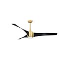 Kendal Lighting AC31560-BLK-BRS Cimion 3-Blades Black 60" Ceiling Fan