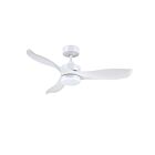 Kendal Lighting AC40842-MWH Mistral 22W 42" White Ceiling Fan