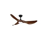 Kendal Lighting AC40952-BLK-DW Tempest 22W 52" Black and Dark Walnut Ceiling Fan